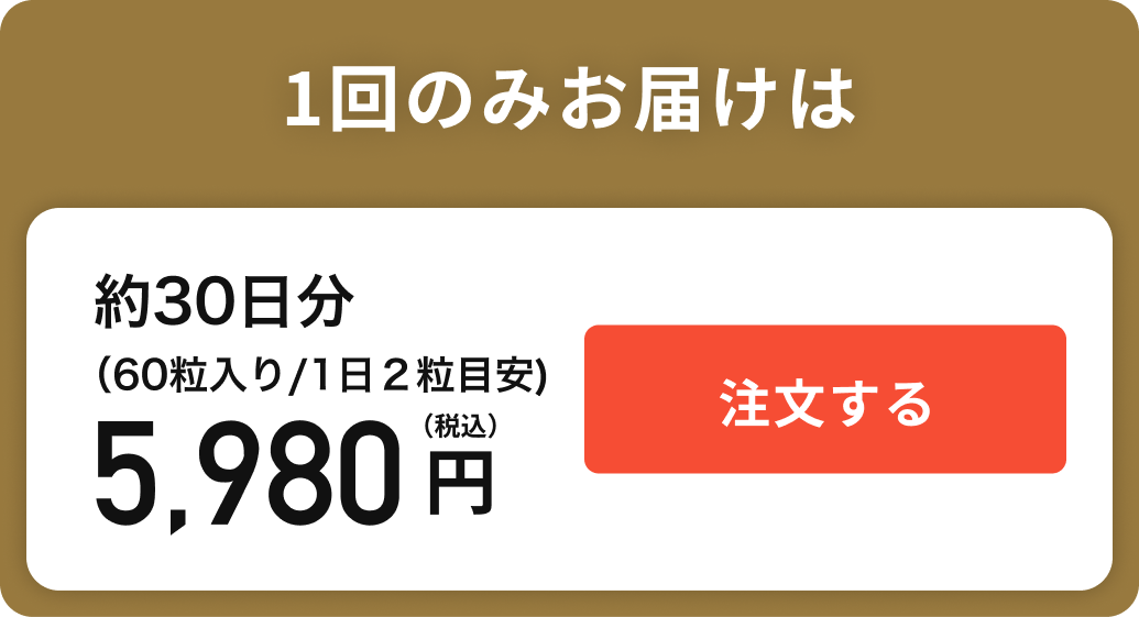 1回のみお届けは5,980円 注文する